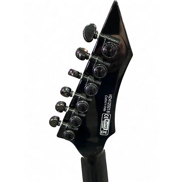 Used B.C. Rich LEGACY SERIES WARLOCK RED CRACKLE Solid Body Electric Guitar