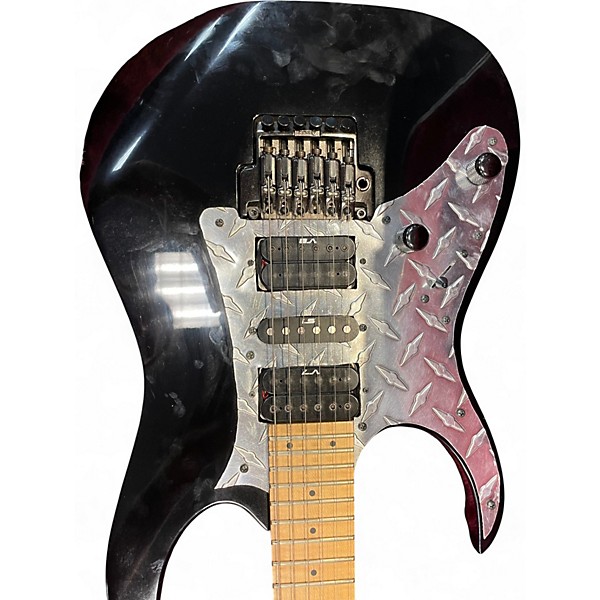 Used Ibanez PRESTIGE RG1550 Black Electric Guitar