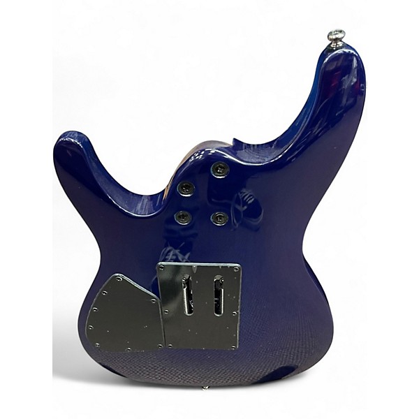Used Ibanez S670QM Sapphire Blue Trans Solid Body Electric Guitar