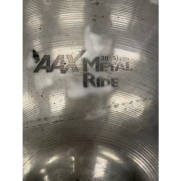 Used SABIAN 20in AAX Metal Ride Brilliant Cymbal