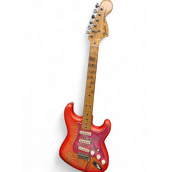 Used Fender PAISLEY STRATOCASTER PAISLEY Solid Body Electric Guitar