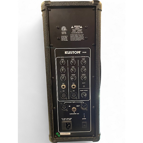 Used Kustom PA PA50 Powered Speaker