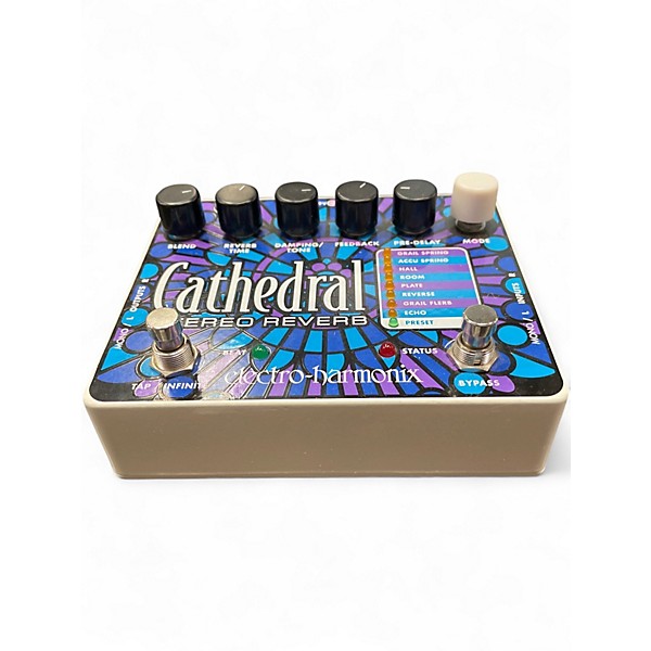 Used Electro-Harmonix Cathedral Stereo Reverb Effect Pedal