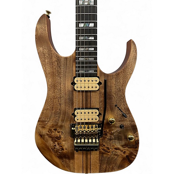 Used Ibanez RGT1220PB Antique Brown Stained Flat Solid Body Electric Guitar