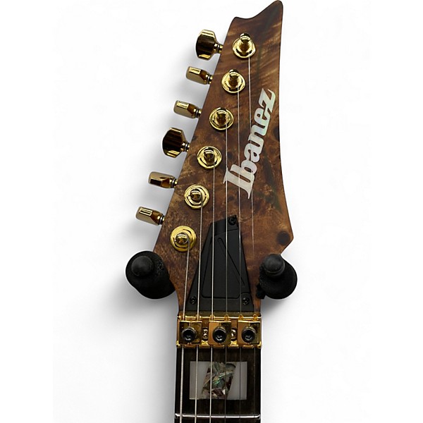 Used Ibanez RGT1220PB Antique Brown Stained Flat Solid Body Electric Guitar