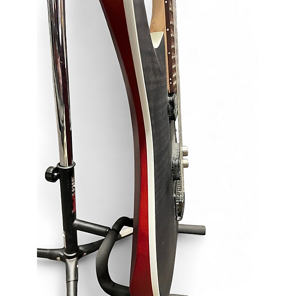 Used Ibanez RGA742FM TRANSPARENT GRAY Solid Body Electric Guitar