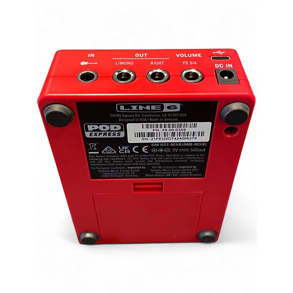 Used Line 6 Pocket Pod Express Amp Modeler Effect Processor