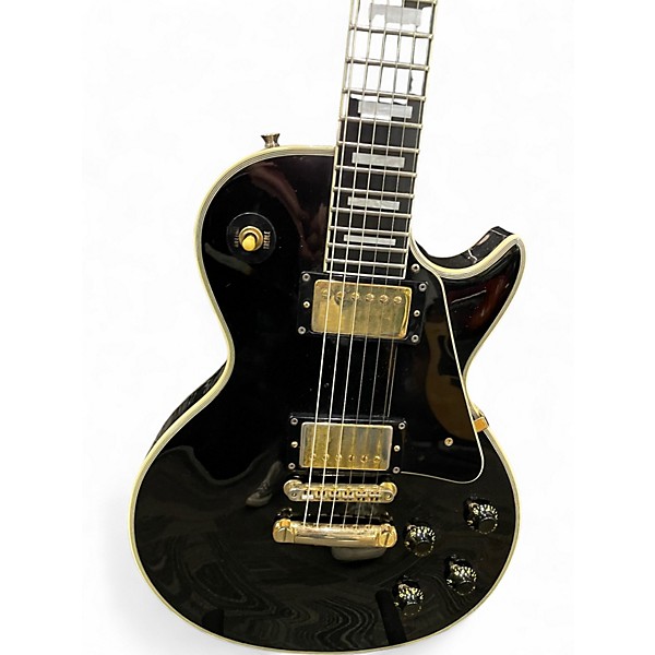 Used Greco ECG75 black Solid Body Electric Guitar