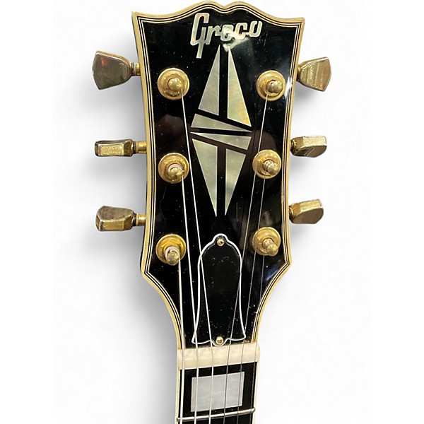 Used Greco ECG75 black Solid Body Electric Guitar