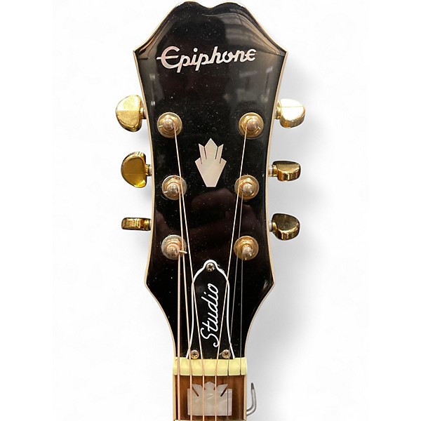 Used Epiphone j-200EC STUDIO 2 Color Sunburst Acoustic Electric Guitar