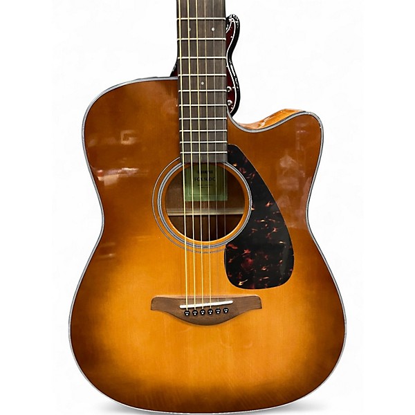 Used Yamaha FGX800C Natural Acoustic Electric Guitar