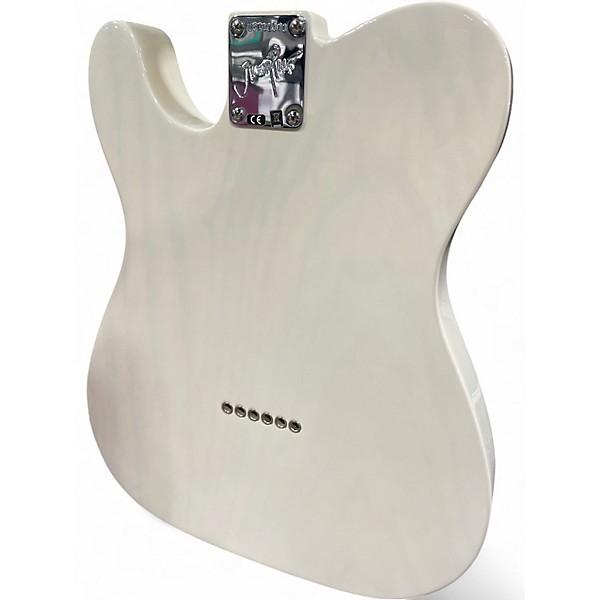 Used Fender Jimmy Page Mirror Telecaster White Solid Body Electric Guitar