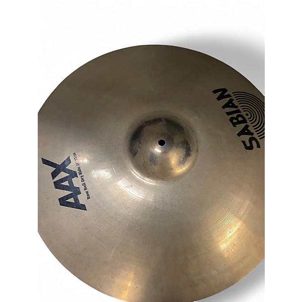 Used SABIAN 21in AAX Raw Bell Dry Ride Cymbal
