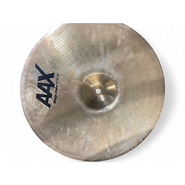 Used SABIAN 14in AAX Stage Hi Hat Pair Cymbal