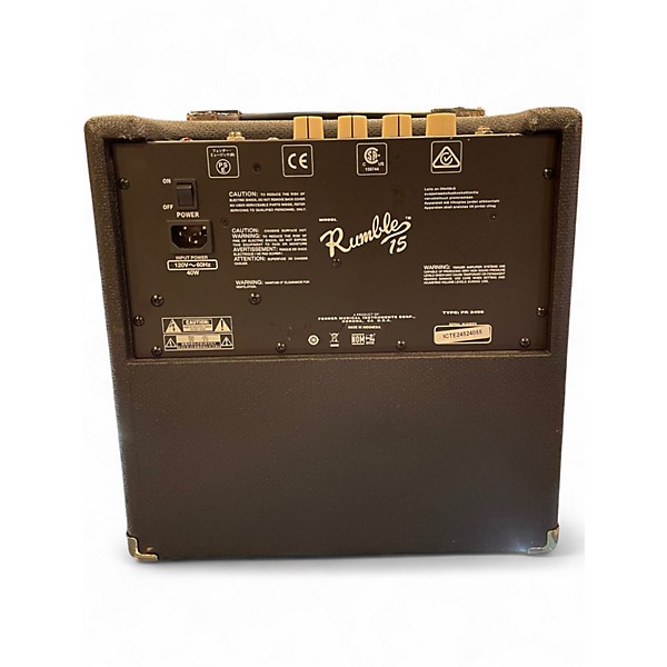 Used Fender Rumble 15 15W 1X8 Bass Combo Amp
