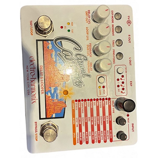Used Electro-Harmonix Grand Canyon Delay and Looper Effect Pedal