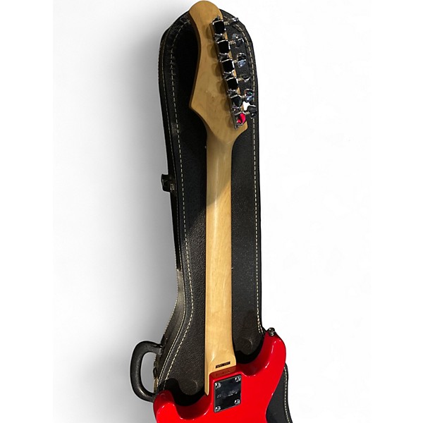 Used Harmony stratocaster  Red Solid Body Electric Guitar