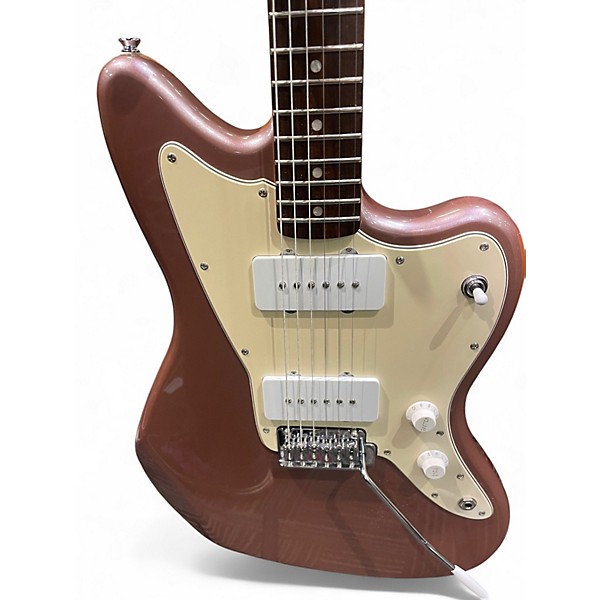 Used Squier Jazzmaster Purple Solid Body Electric Guitar