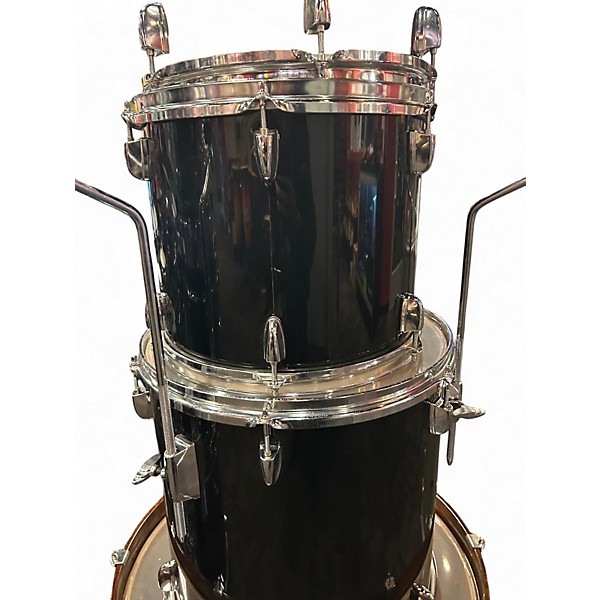 Used Yamaha 4 Piece DP Black Drum Kit