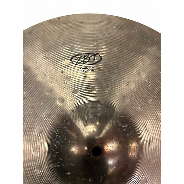 Used Zildjian 18in ZBT Crash Ride Cymbal