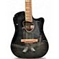 Used Ibanez ALT30FM Trans Black Acoustic Electric Guitar
