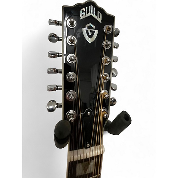 Used Guild F512 Natural 12 String Acoustic Guitar