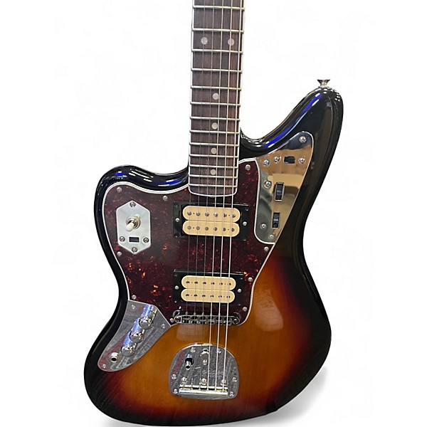 Used Fender Kurt Cobain Signature Jaguar Left Handed 2 Color Sunburst Electric Guitar