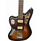 Used Fender Kurt Cobain Signature Jaguar Left Handed 2 Color Sunburst Electric Guitar