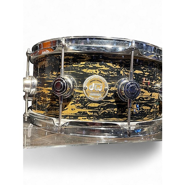 Used DW 14X5 Collector's Series Maple Snare BLACK OYSTER Drum