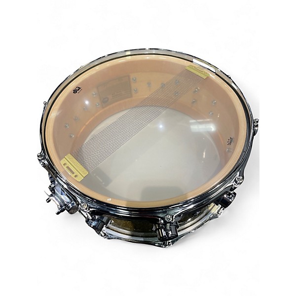 Used DW 14X5.5 Collector's Series Maple Snare GOLD SPARKLE Drum