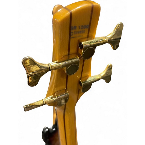 Used Ibanez SR1200E Natural Electric Bass Guitar