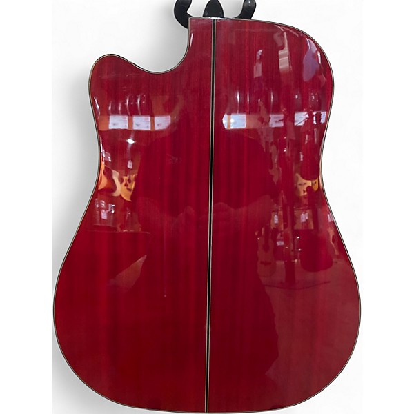 Used Takamine GD30CE Wine Red Acoustic Electric Guitar