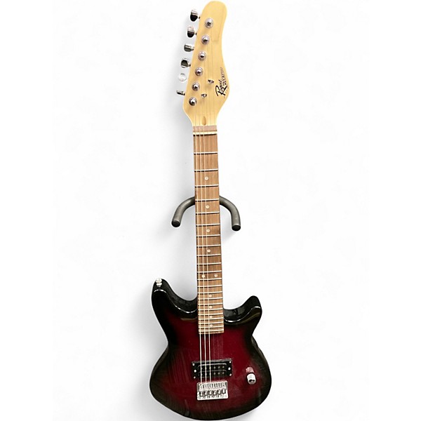 Used Rogue RR50WB Red to Black Fade Solid Body Electric Guitar