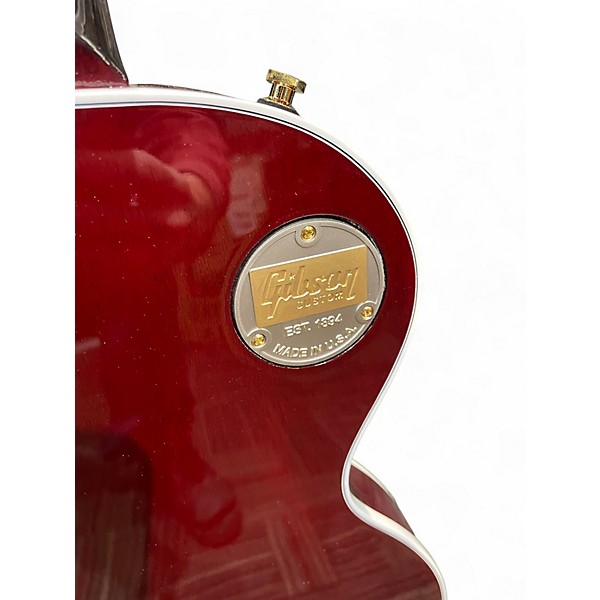 Used Gibson Les Paul Custom Wine Red Solid Body Electric Guitar