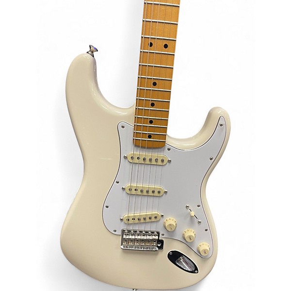 Used Fender Jimi Hendrix Stratocaster WHITE Solid Body Electric Guitar