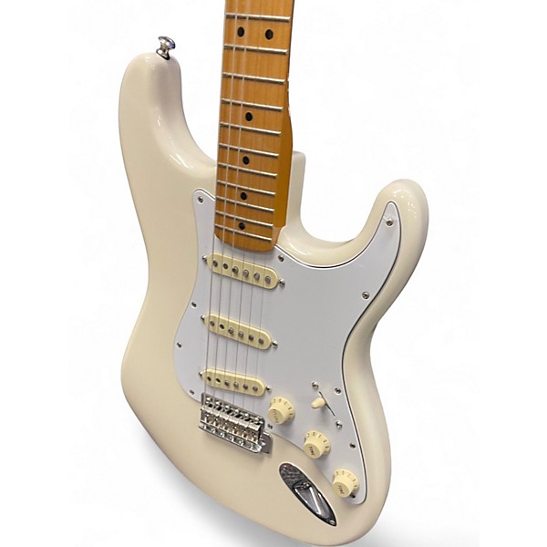 Used Fender Jimi Hendrix Stratocaster WHITE Solid Body Electric Guitar
