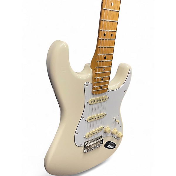Used Fender Jimi Hendrix Stratocaster WHITE Solid Body Electric Guitar