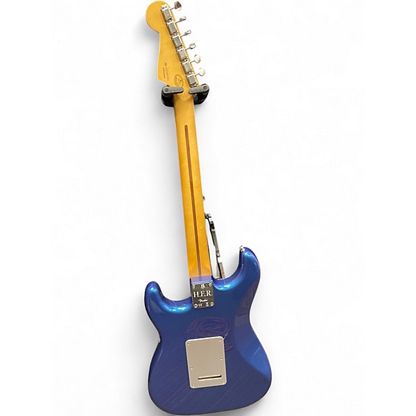 Used Fender Limited Edition H.E.R. Stratocaster BLUE MARLIN Solid Body Electric Guitar