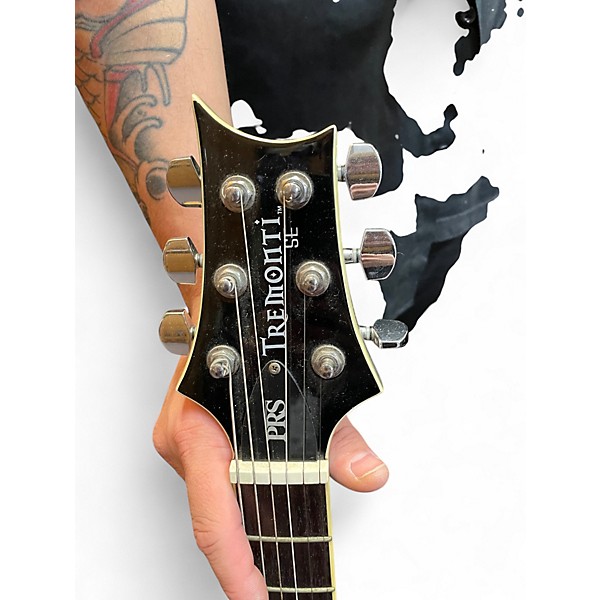 Used PRS Mark Tremonti Signature SE SILVER Solid Body Electric Guitar