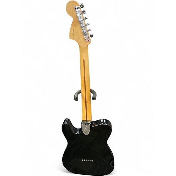 Used Fender Deluxe Telecaster Black Solid Body Electric Guitar