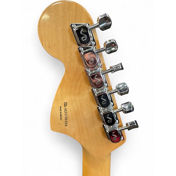 Used Fender Deluxe Telecaster Black Solid Body Electric Guitar