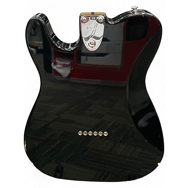 Used Fender Deluxe Telecaster Black Solid Body Electric Guitar