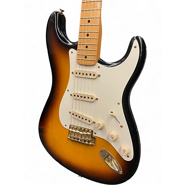 Used Fender 1956 Stratocaster Closet Classic Custom Shop 2 Tone Sunburst Solid Body Electric Guitar