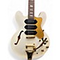 Used Epiphone Riviera Custom P93 Royale Pearl White Hollow Body Electric Guitar