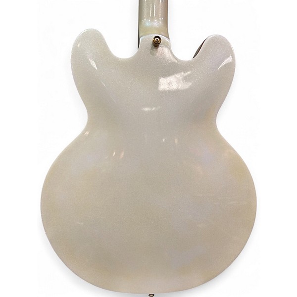 Used Epiphone Riviera Custom P93 Royale Pearl White Hollow Body Electric Guitar