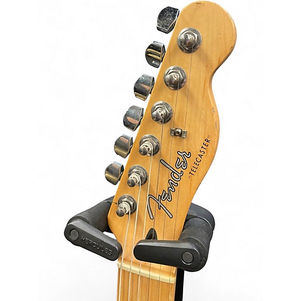 Used Fender Road Worn Player Telecaster Black Solid Body Electric Guitar