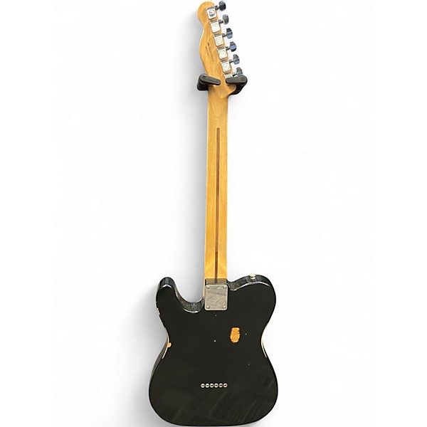 Used Fender Road Worn Player Telecaster Black Solid Body Electric Guitar