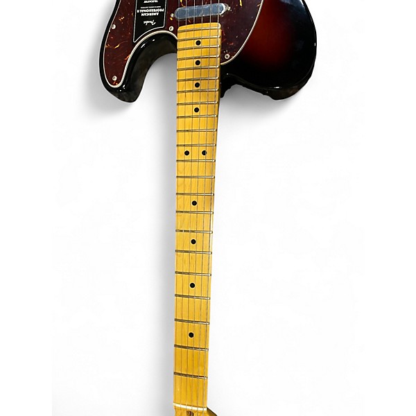 Used Fender American Professional II Telecaster 3 Color Sunburst Solid Body Electric Guitar