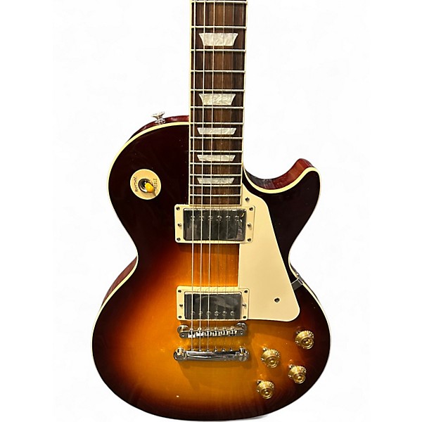 Used 2024 Gibson LES PAUL STANDARD 50S PLAIN TOP BOURBON Solid Body Electric Guitar