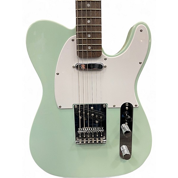 Used Squier SONIC TELECASTER Surf Green Solid Body Electric Guitar